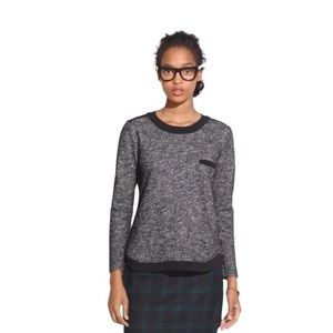 Madewell Marled Contrast Sweater